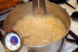 Rich maple pecan caramel sauce