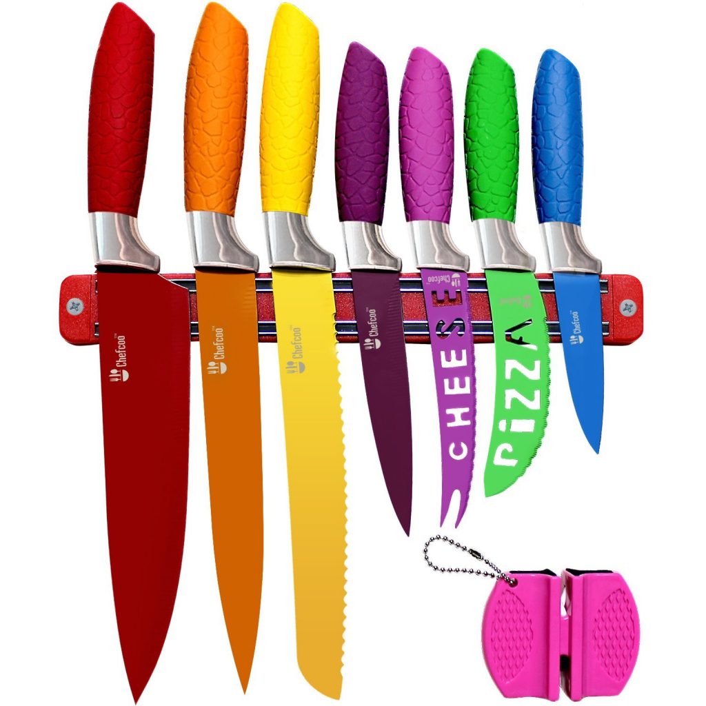 Chefcoo Kitchen All-In-One Cutlery Knife Set