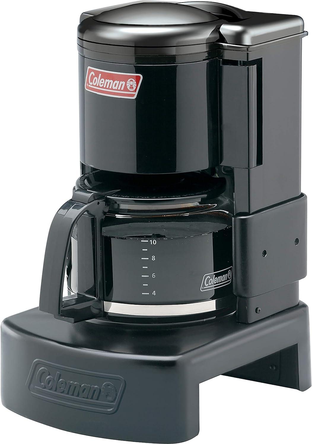 Coleman Camping Coffee Maker on Camp Stove